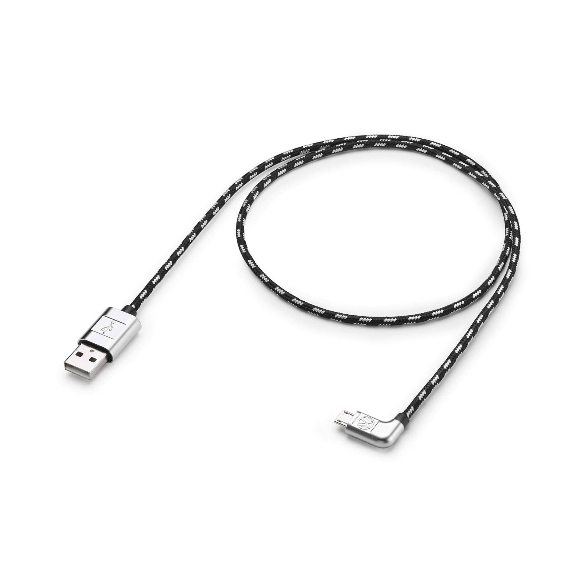 Volkswagen 000051446AF Kabel USB-A auf Micro-USB Premiumkabel 70 cm gewinkelt Ladekabel Datenkabel Volkswagen 000051446AF Kabel USB-A auf Micro-USB Premiumkabel 70 cm gewinkelt Ladekabel Datenkabel von Volkswagen