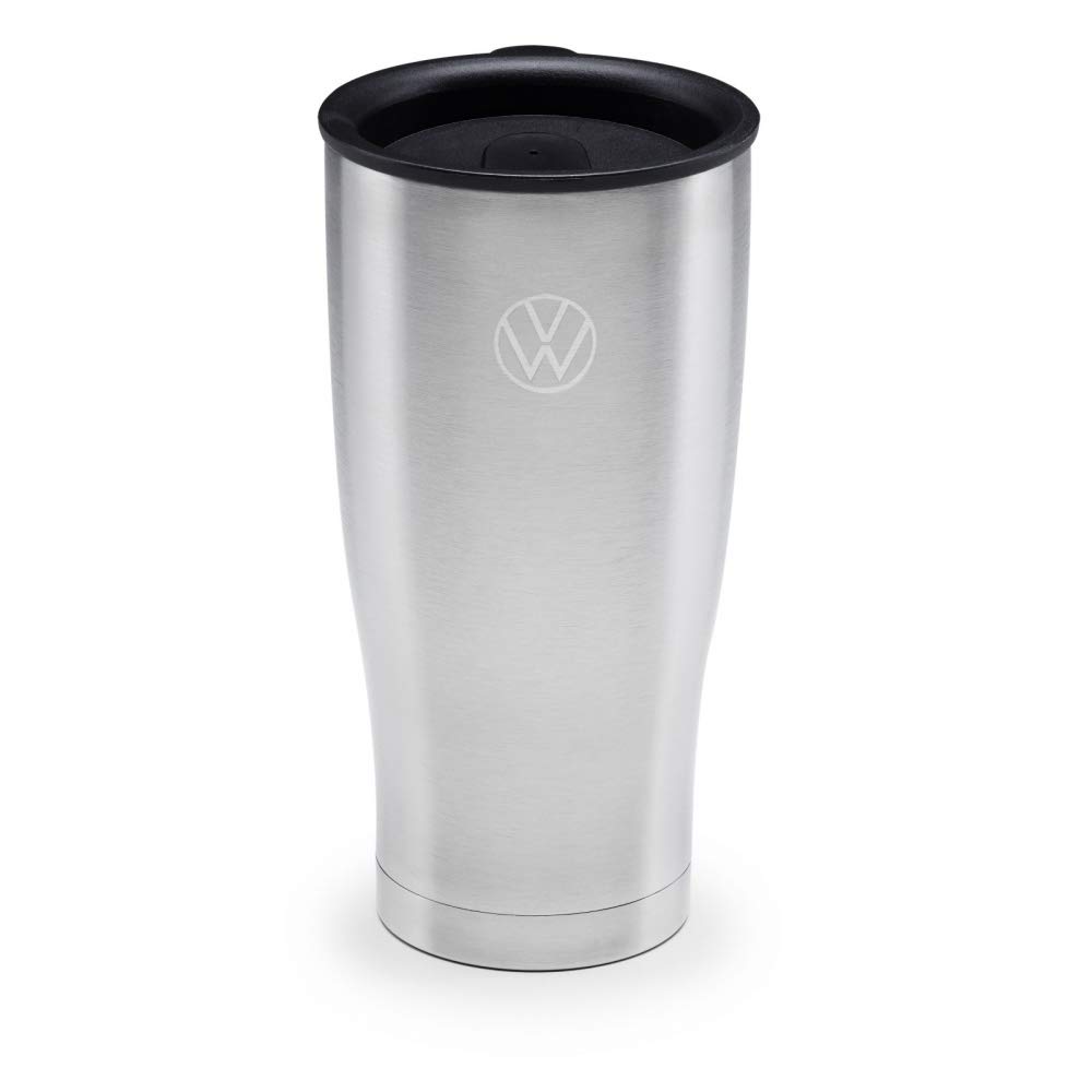 Volkswagen 000069604S Thermosbecher Edelstahl Becher Trinkbecher 400ml, mit neuem VW Logo Volkswagen 000069604S Thermosbecher Edelstahl Becher Trinkbecher 400ml, mit neuem VW Logo von Volkswagen