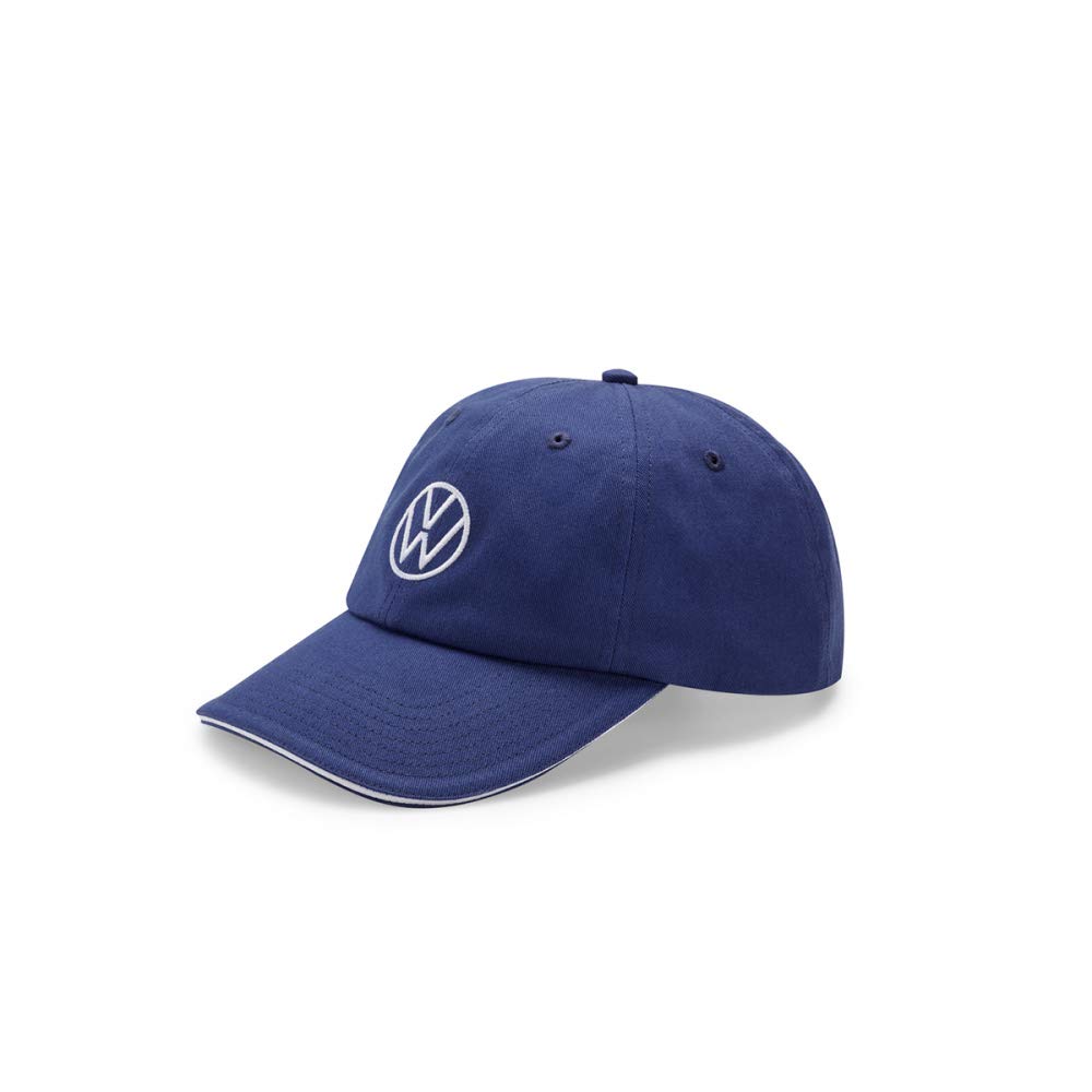 Volkswagen 000084300AT530 Basecap Kappe Cap Baseballcap blau, mit neuem VW Logo von Volkswagen