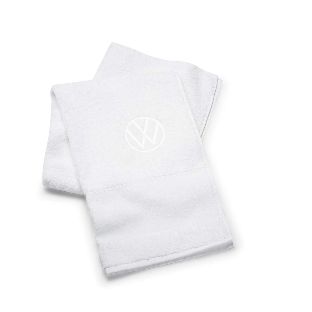 Volkswagen 000084501E084 Badehandtuch mit VW Logo Strandtuch 150x80cm Badetuch Handtuch, weiß von Volkswagen