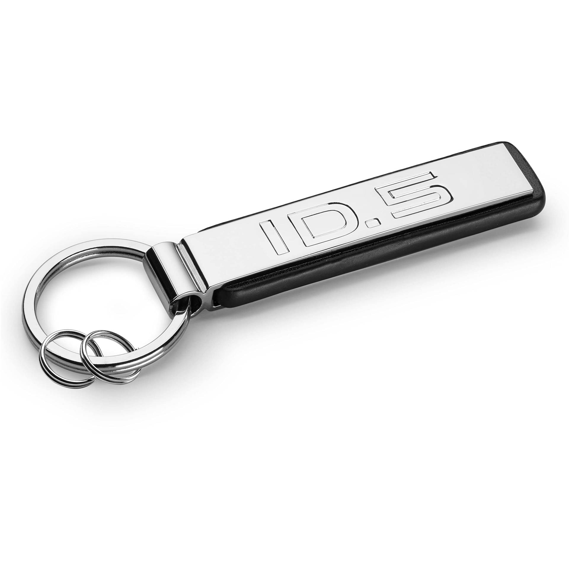 Volkswagen 000087010CEYPN Schlüsselanhänger mit ID.5 Schriftzug, Keychain, Schlüsselring, Silber/Schwarz, Metall Länge: 10cm / Breite: 4,5cm / Höhe: 0,3cm Volkswagen 000087010CEYPN Schlüsselanhänger mit ID.5 Schriftzug, Keychain, Schlüsselring, Silber/Schwarz, Metall Länge: 10cm / Breite: 4,5cm / Höhe: 0,3cm von Volkswagen