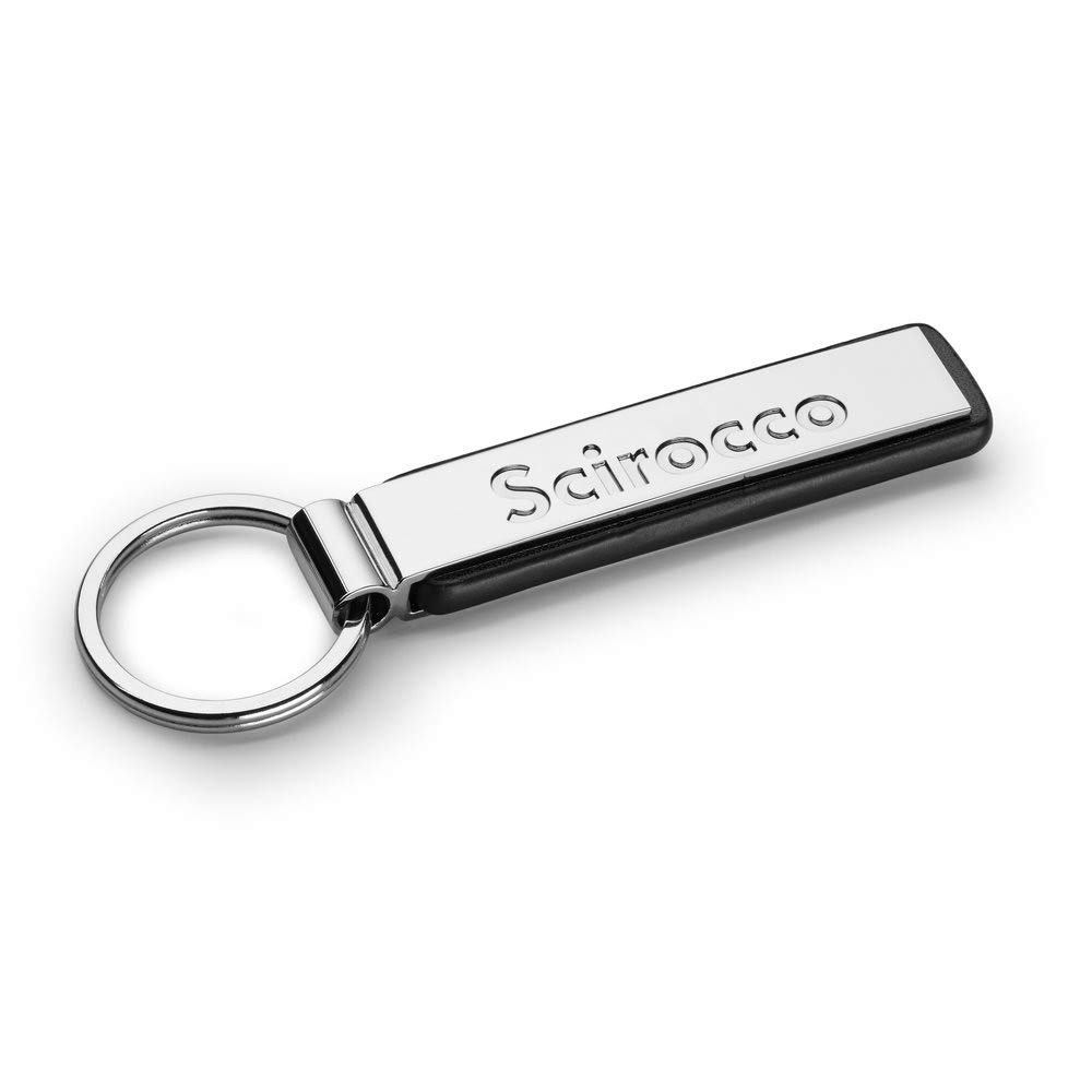 Volkswagen 000087010HYPN Schlüsselanhänger Scirocco Schriftzug Keyring Metall Anhänger, Silber Volkswagen 000087010HYPN Schlüsselanhänger Scirocco Schriftzug Keyring Metall Anhänger, Silber von Volkswagen