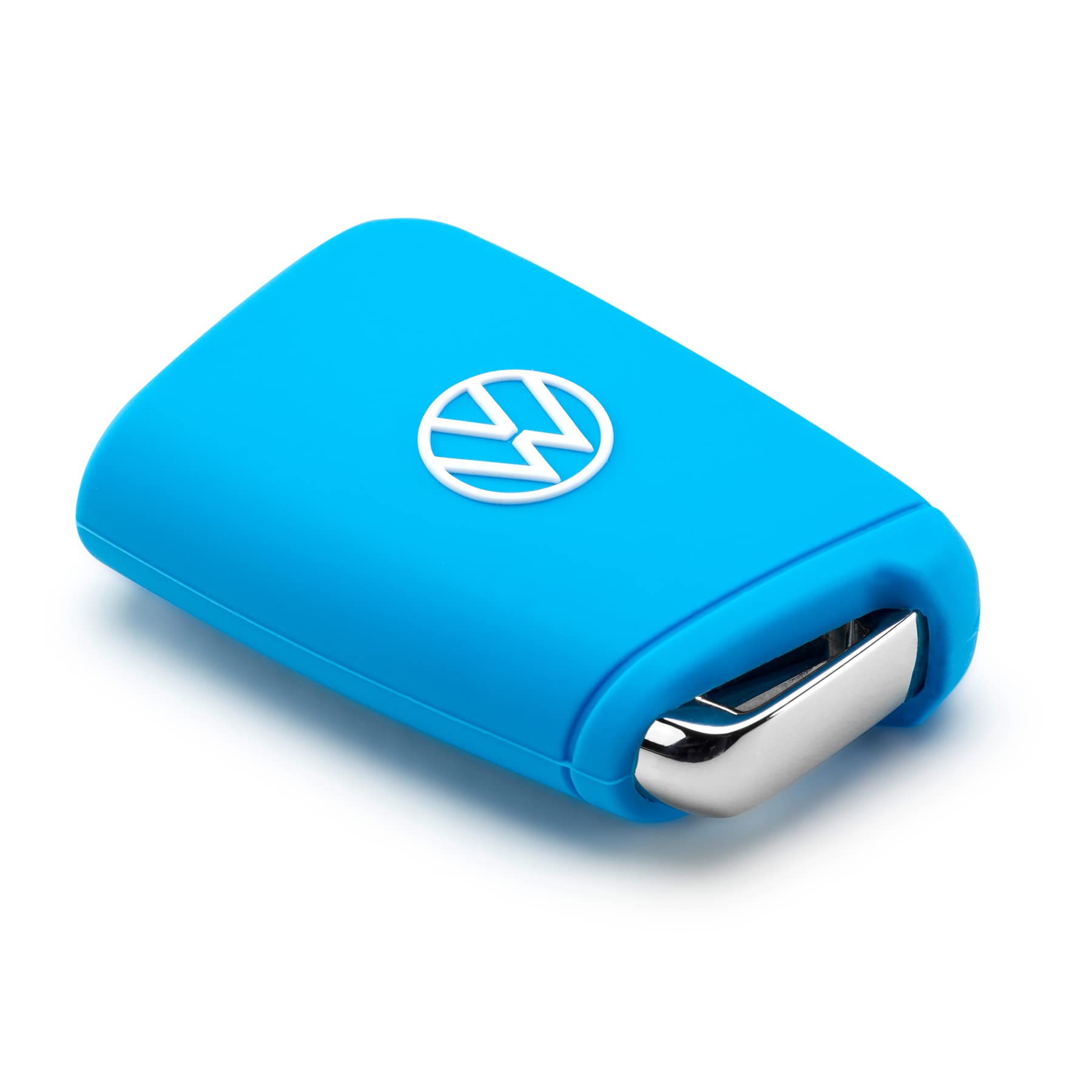 Volkswagen 000087012AN3H1 Schlüsselcover Silikon Schlüsselblende, hellblau, mit VW Logo von Volkswagen