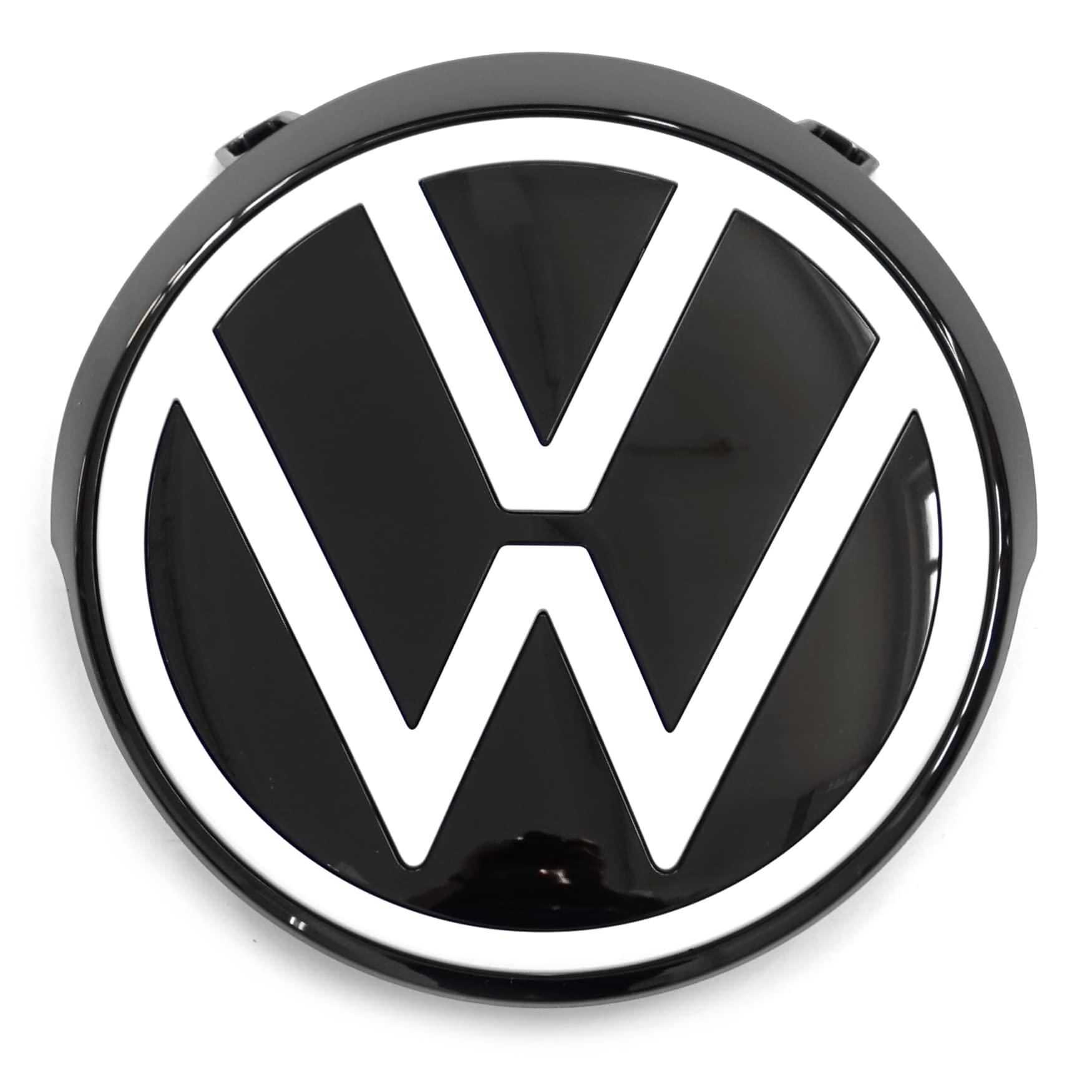 Volkswagen 10A853601AWA Emblem Kühlergrill Logo, weiß/schwarz von Volkswagen