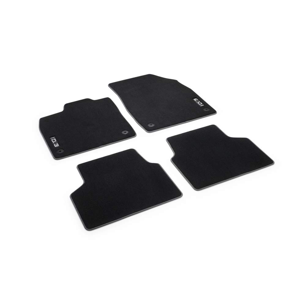 Volkswagen 10B061270WGK Fußmatten Premium Textilfußmatten 4X Stoffmatten schwarz, mit ID.3 Schriftzug Volkswagen 10B061270WGK Fußmatten Premium Textilfußmatten 4X Stoffmatten schwarz, mit ID.3 Schriftzug von Volkswagen