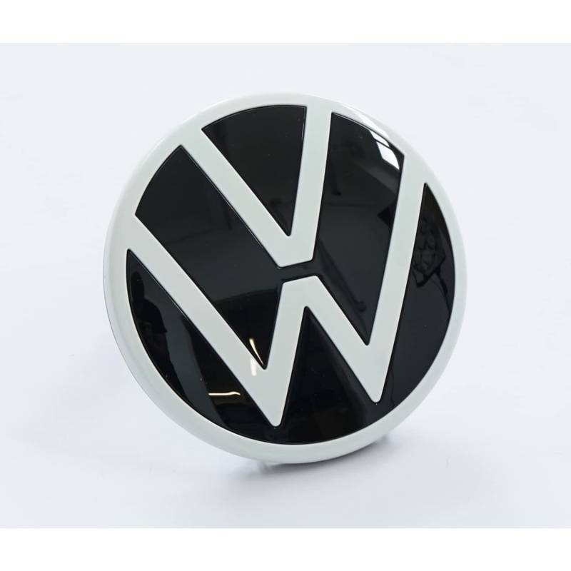 Volkswagen 11A853630AWA Emblem Heckklappe Logo, weiß/schwarz von Volkswagen