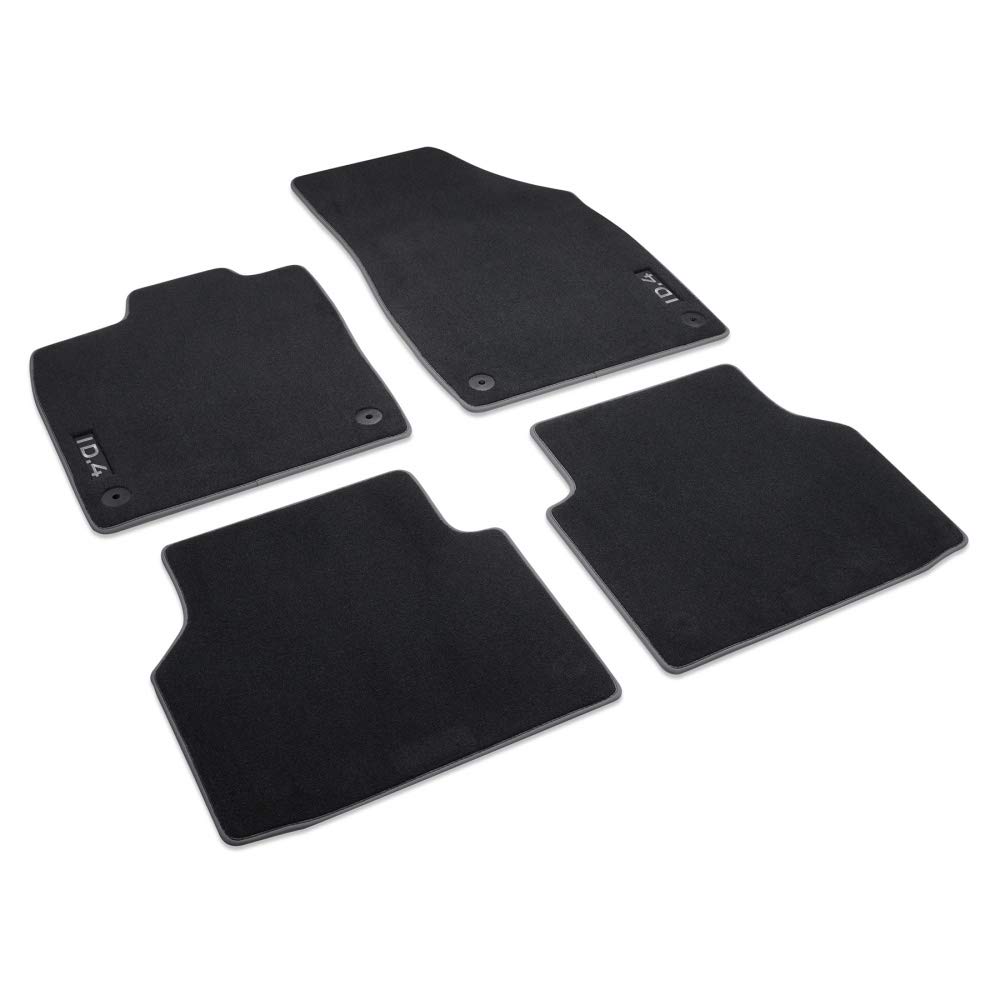 Volkswagen 11B061270WGK Fußmatten Premium Textilfußmatten 4X Stoffmatten schwarz, mit ID.4 Schriftzug Volkswagen 11B061270WGK Fußmatten Premium Textilfußmatten 4X Stoffmatten schwarz, mit ID.4 Schriftzug von Volkswagen
