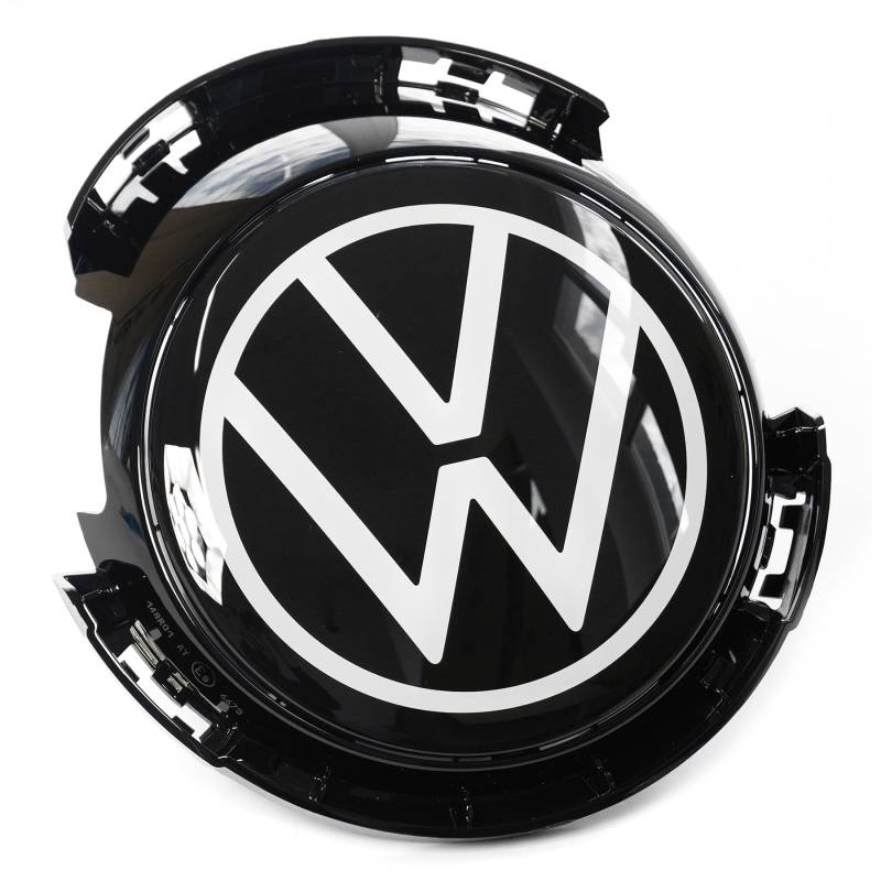 Volkswagen 14A853600AWA Logo Emblem vorn Zeichen, schwarz/weiß von Volkswagen