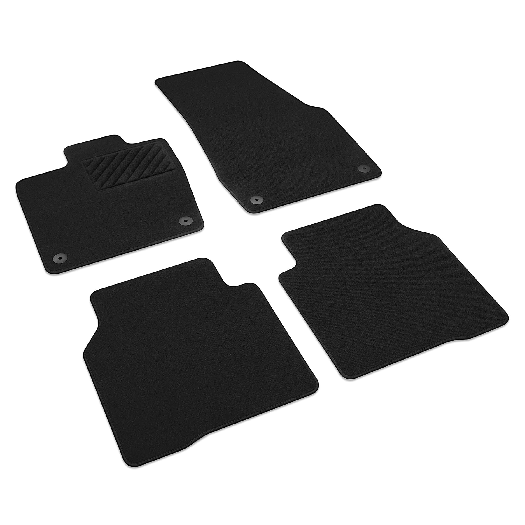 Volkswagen 14B061404WGK Textilfußmatten Fußmatten Plus-Qualität 4X Stoffmatten, schwarz Volkswagen 14B061404WGK Textilfußmatten Fußmatten Plus-Qualität 4X Stoffmatten, schwarz von Volkswagen