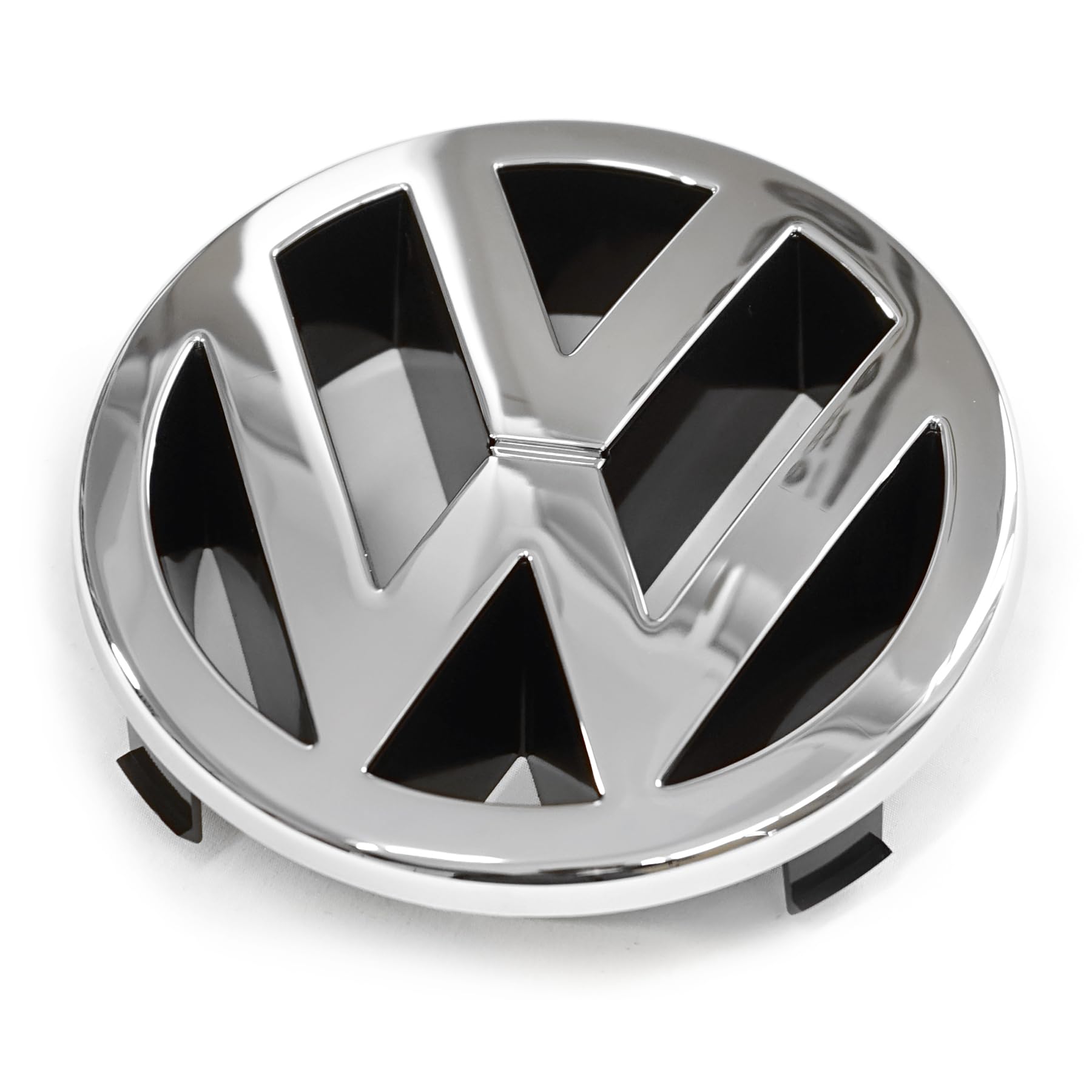 Volkswagen 1J5853601ULM Emblem Kühlergrill Logo, Silber/schwarz von Volkswagen
