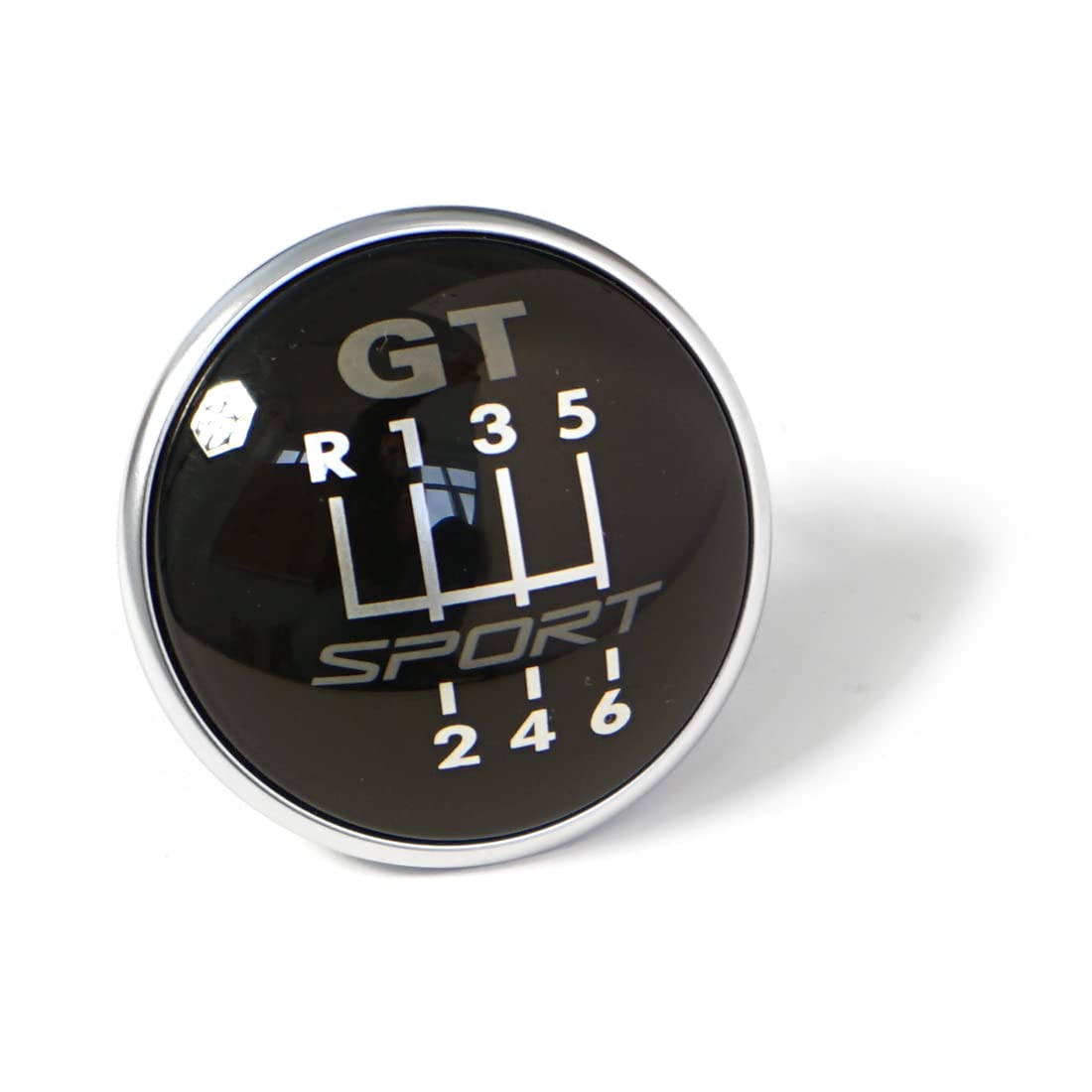 Volkswagen 1K0711144G Plakette Schaltknauf 6-Gang GT Sport Schalthebel Emblem, 4-Punkt-Aufnahme Volkswagen 1K0711144G Plakette Schaltknauf 6-Gang GT Sport Schalthebel Emblem, 4-Punkt-Aufnahme von Volkswagen