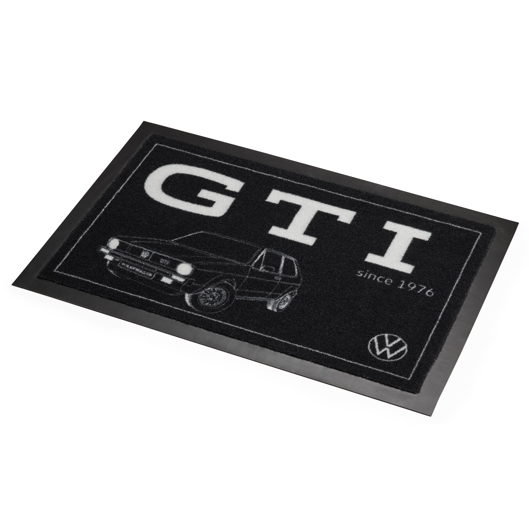 Volkswagen 1K6087703A Fußbodenmatte Fußabtreter Fußmatte Schmutzfangmatte Vorleger, mit GTI Logo, schwarz Volkswagen 1K6087703A Fußbodenmatte Fußabtreter Fußmatte Schmutzfangmatte Vorleger, mit GTI Logo, schwarz von Volkswagen