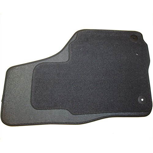 Volkswagen 1Q2061225EAUHR Textil Fußmatten Set vorne EOS (GP) Rechtslenker Titanschwarz, Schwarz von Volkswagen