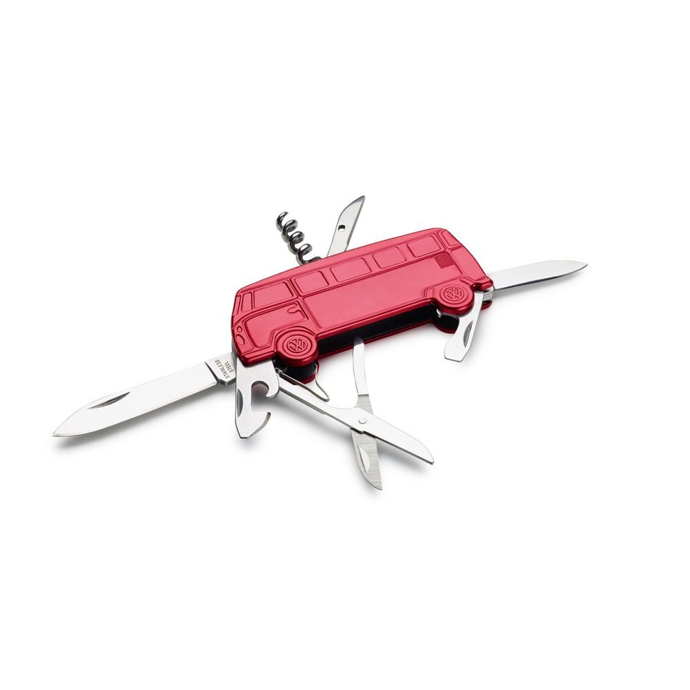 Volkswagen 231093889 Hat Taschenmesser, T1 Bus, rot Volkswagen 231093889 Hat Taschenmesser, T1 Bus, rot von Volkswagen