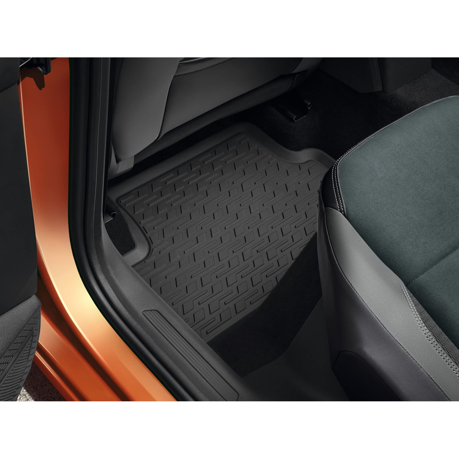 Volkswagen 2G006151282V Allwetterfußmatten Premium Gummi Fußmatten 2X Gummimatten hinten, für Modelljahr 2018-2021 Volkswagen 2G006151282V Allwetterfußmatten Premium Gummi Fußmatten 2X Gummimatten hinten, für Modelljahr 2018-2021 von Volkswagen