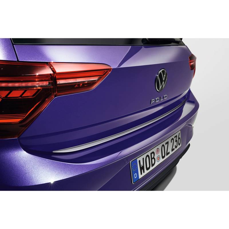 Volkswagen 2G0071360A Zierleiste Heckklappe Kantenschutz Stylingleiste Chrom-Optik, Silber, nur für Facelift ab Modelljahr 2022 von Volkswagen