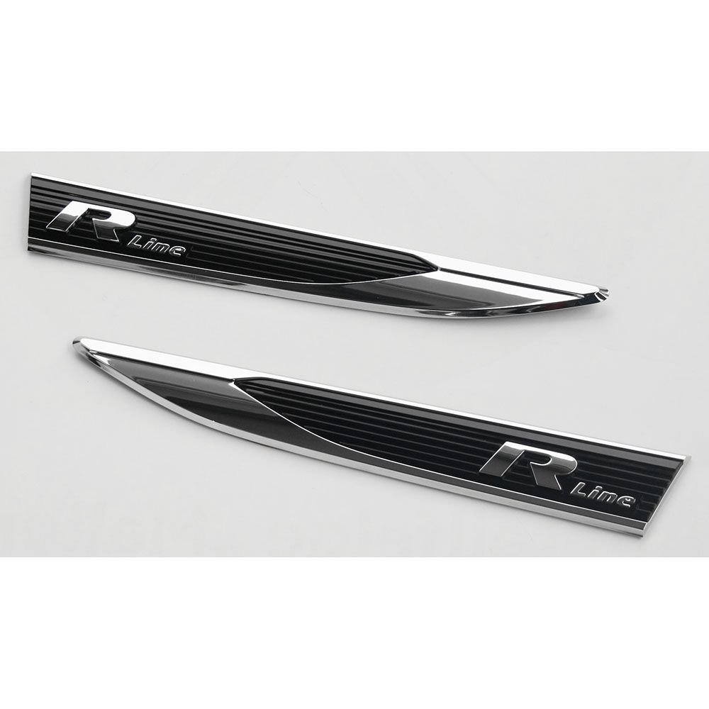 Volkswagen 2G0853688AFOD 2G0853689AFOD R-Line Plaketten Set seitlich Kotflügel Emblem Tuning Logo Volkswagen 2G0853688AFOD 2G0853689AFOD R-Line Plaketten Set seitlich Kotflügel Emblem Tuning Logo von Volkswagen