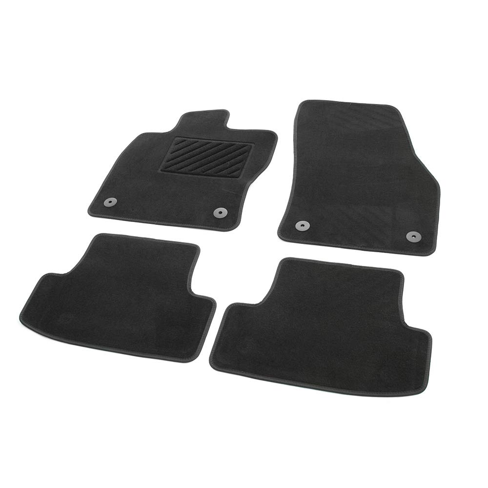 Volkswagen 2GA061404WGK Textilfußmatten 4X Stoffmatten Fußmatten Velours, schwarz Volkswagen 2GA061404WGK Textilfußmatten 4X Stoffmatten Fußmatten Velours, schwarz von Volkswagen