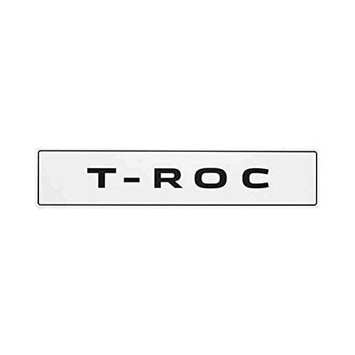 Volkswagen 2GA071801 Kennzeichenschild Nummernschild Kennzeichen Typenschild, mit T-ROC Schriftzug Volkswagen 2GA071801 Kennzeichenschild Nummernschild Kennzeichen Typenschild, mit T-ROC Schriftzug von Volkswagen