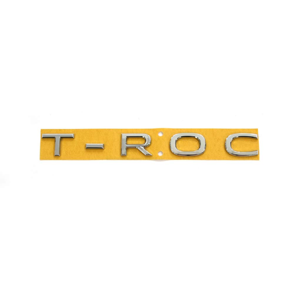 Volkswagen 2GA853687B2ZZ Schriftzug T-ROC Facelift Buchstaben Aufkleber Heckklappe Modellbezeichnung Logo von Volkswagen