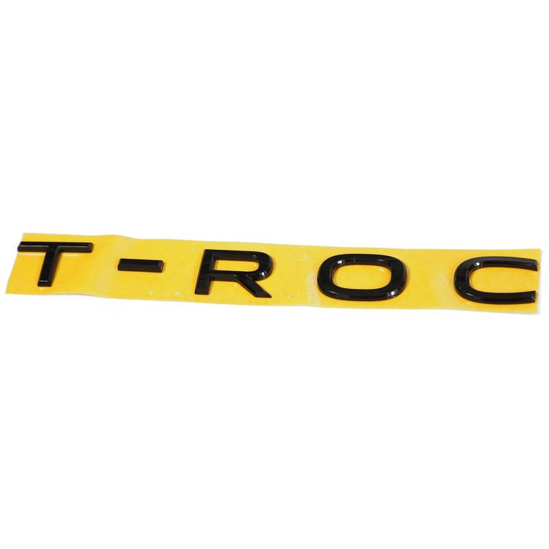 Volkswagen 2GC853687041 Schriftzug T-ROC Modellbezeichnung Buchstaben Emblem, schwarz von Volkswagen
