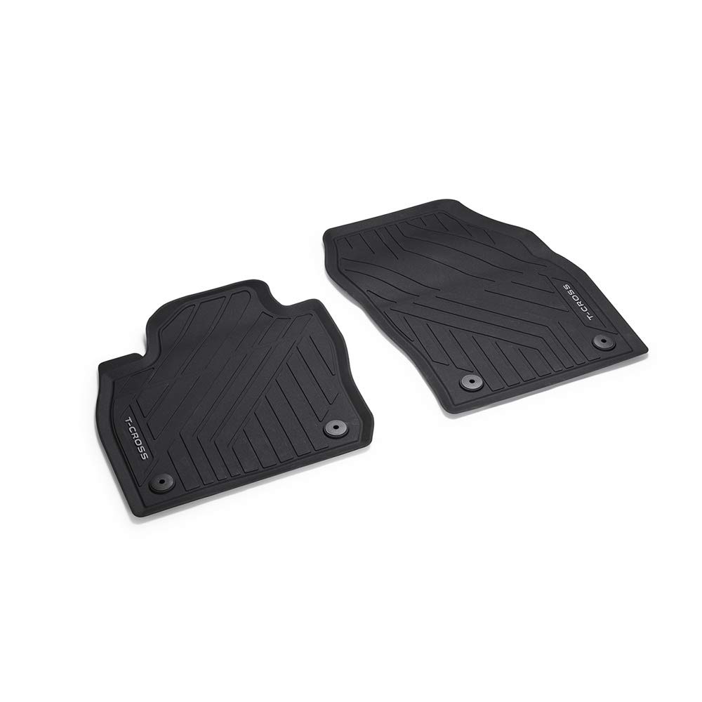 Volkswagen 2GM06150282V Allwettermatten Gummi Fußmatten 2X vorn Gummimatten, mit T-Cross Schriftzug Volkswagen 2GM06150282V Allwettermatten Gummi Fußmatten 2X vorn Gummimatten, mit T-Cross Schriftzug von Volkswagen