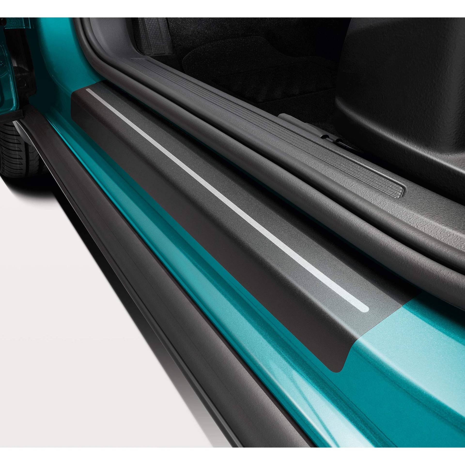 Volkswagen 2GM071310 Einstiegsleistenschutzfolie, schwarz mit Silberstreifen Volkswagen 2GM071310 Einstiegsleistenschutzfolie, schwarz mit Silberstreifen von Volkswagen