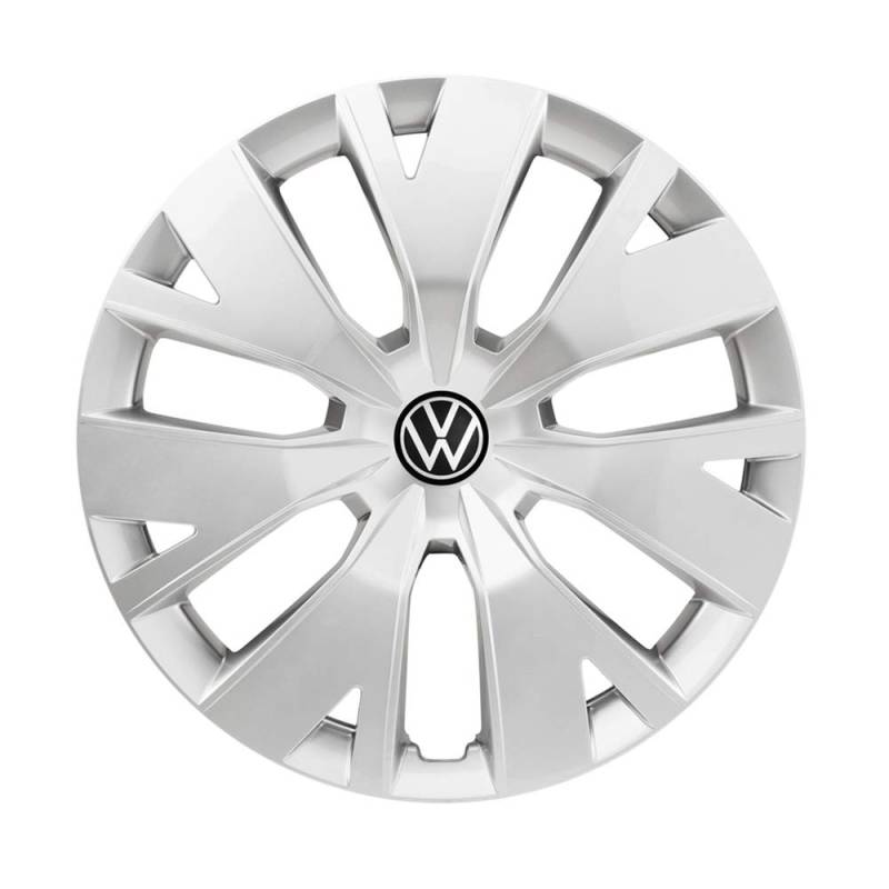 Volkswagen 2GM071456AUWP Radkappen (4 Stück) Radzierblenden Radblenden 16 Zoll Stahlfelgen Silber von Volkswagen