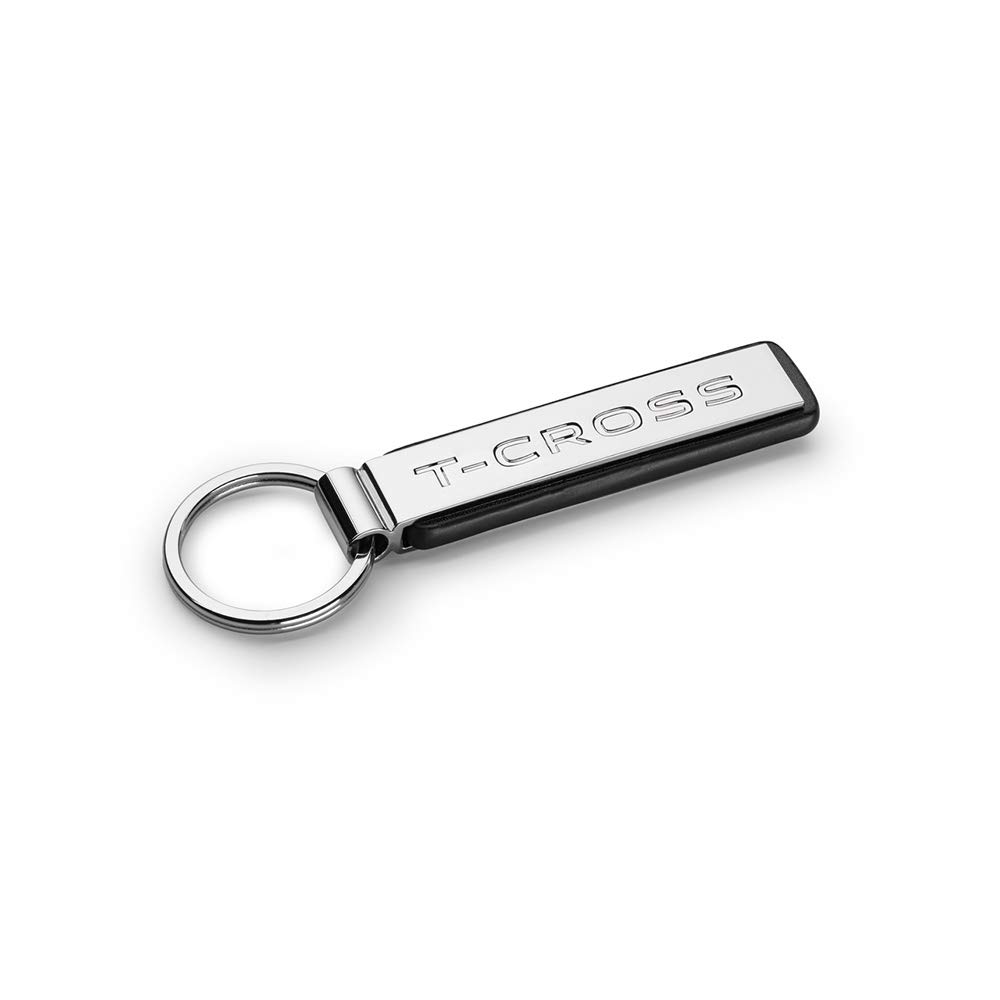 Volkswagen 2GM087010 T-Cross Schlüsselanhänger Keyring Metall Anhänger silber von Volkswagen