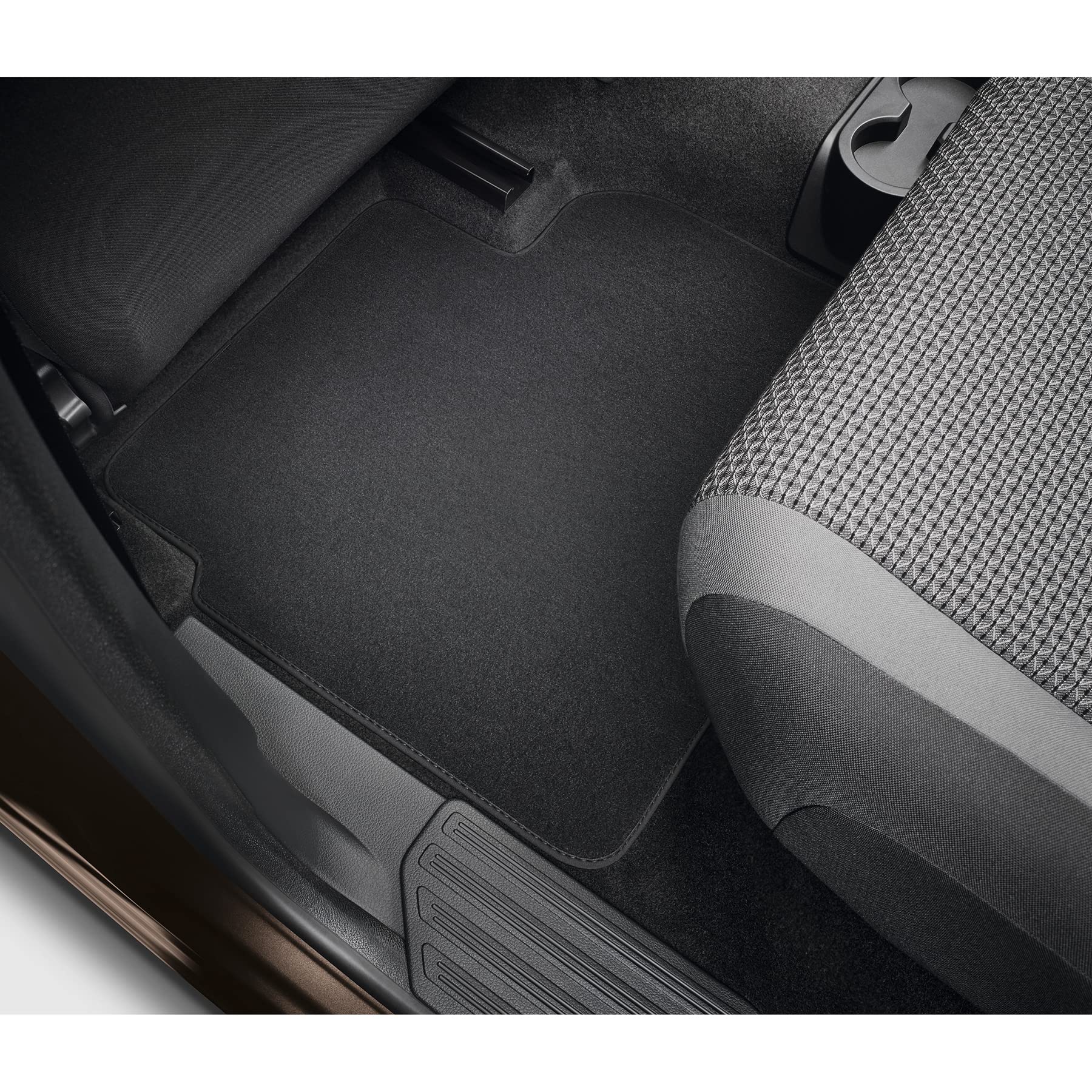 Volkswagen 2H0061276WGK Textilfußmatten Premium Velours Fußmatten 2X Stoffmatten hinten, schwarz Volkswagen 2H0061276WGK Textilfußmatten Premium Velours Fußmatten 2X Stoffmatten hinten, schwarz von Volkswagen