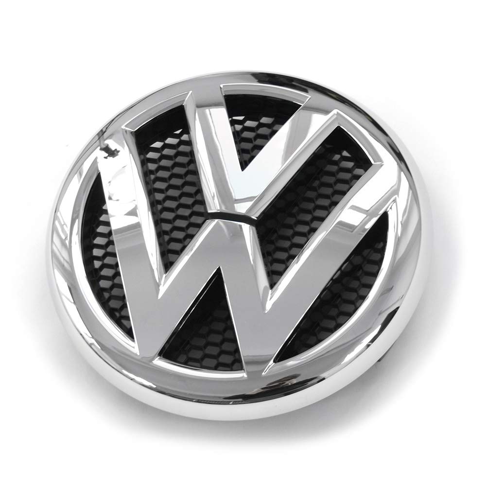 Volkswagen 2H0853601AULM Emblem Kühlergrill Logo Chrom schwarz von Volkswagen