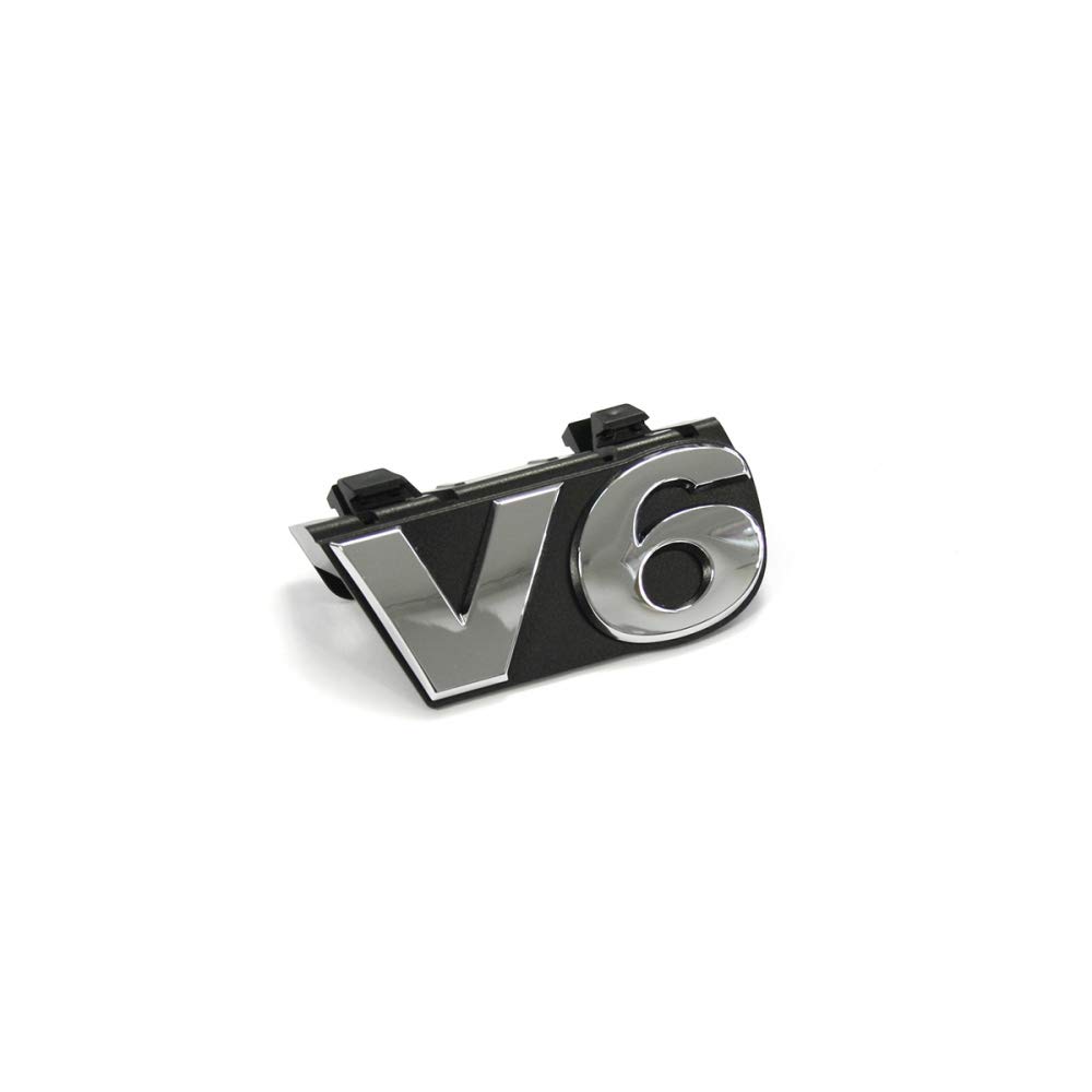 Volkswagen Original Schriftzug V6 Kühlergrill Emblem Logo chrom, satinschwarz, für VW Amarok V6 Facelift ab 2017 Volkswagen Original Schriftzug V6 Kühlergrill Emblem Logo chrom, satinschwarz, für VW Amarok V6 Facelift ab 2017 von Volkswagen