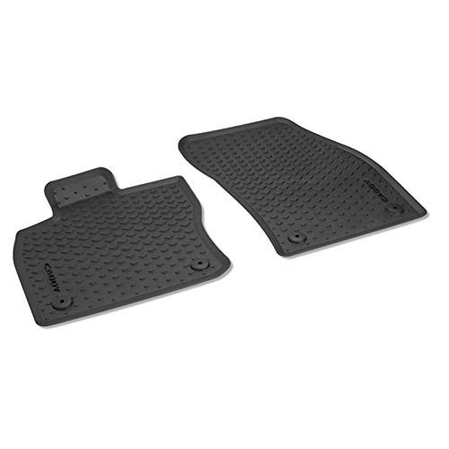 Volkswagen 2K806150282V Gummi Fußmatten vorn Allwettermatten 2X Gummimatten, schwarz, mit Caddy Schriftzug Volkswagen 2K806150282V Gummi Fußmatten vorn Allwettermatten 2X Gummimatten, schwarz, mit Caddy Schriftzug von Volkswagen