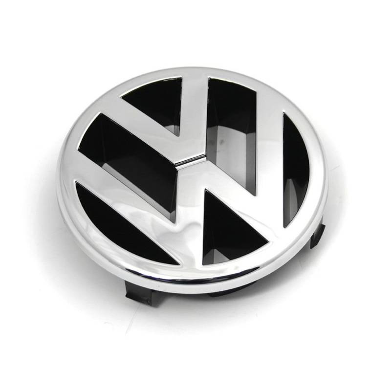 Volkswagen 3B0853601ULM Emblem vorn Kühlergrill Zeichen Grill Logo, chrom/schwarz von Volkswagen