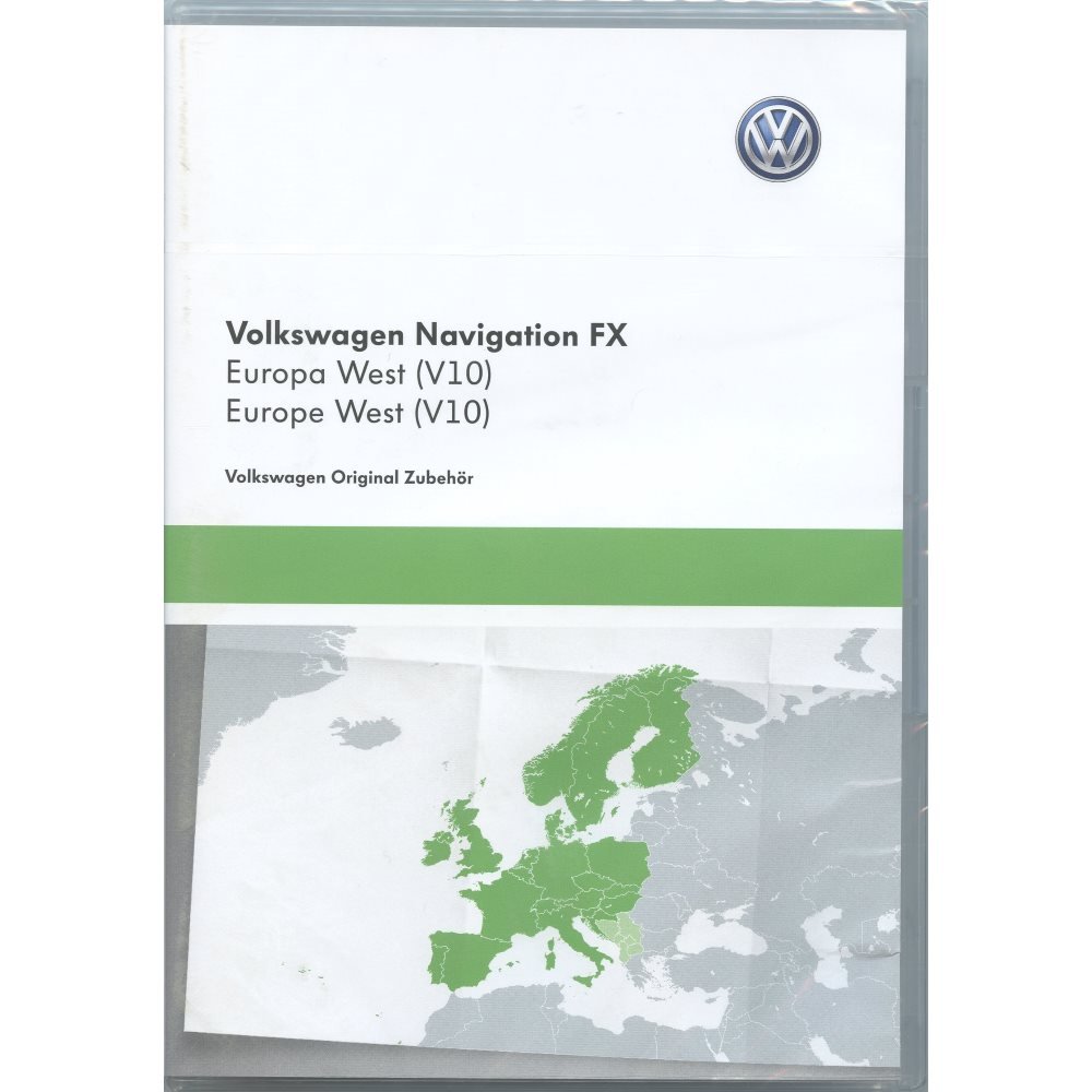 Volkswagen 3C8051884DD SD-Karte Navigation V10 Europa RNS 310 Navigationssystem FX Navi Software Original VW Update von Volkswagen