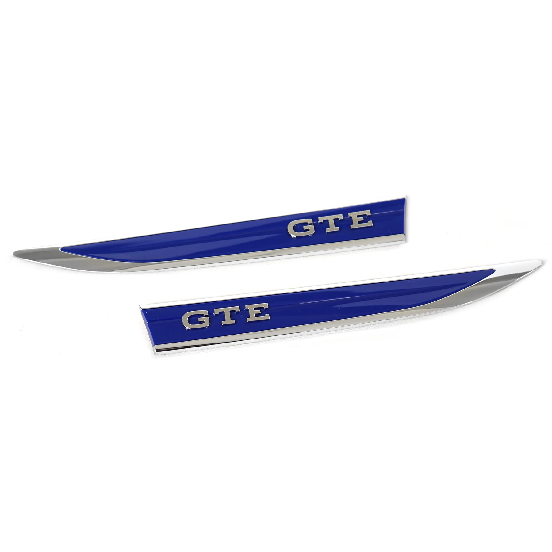 Volkswagen 3G0853688H 3G0853689H Schriftzug GTE Kotflügel Emblem Plakette, blau/Chrom Volkswagen 3G0853688H 3G0853689H Schriftzug GTE Kotflügel Emblem Plakette, blau/Chrom von Volkswagen