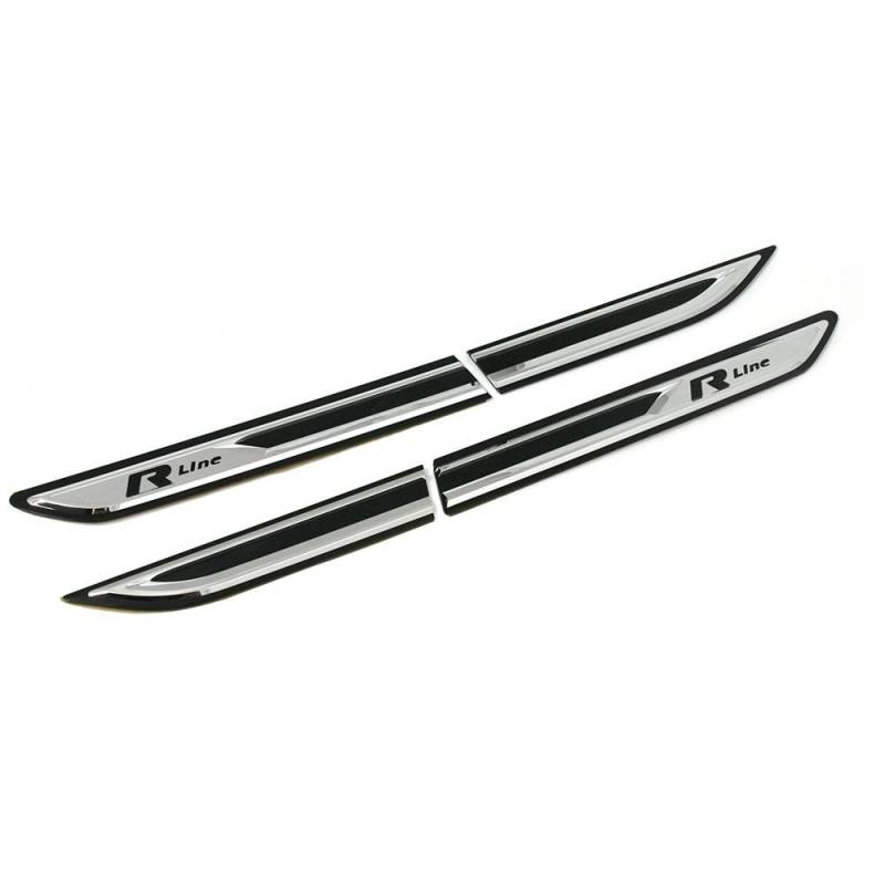 Volkswagen 3G8853688 3G8853689 R-Line Plaketten seitlich Tuning Emblem Kotflügel Tür chrom Zierleisten von Volkswagen