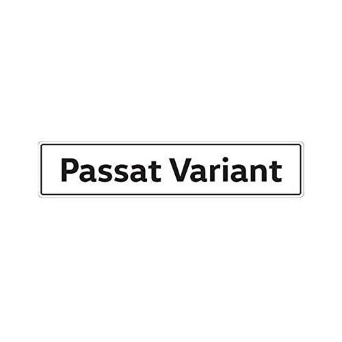 Volkswagen 3G9071801 Kennzeichenschild Nummernschild Kennzeichen Typenschild, mit Passat Variant Schriftzug Volkswagen 3G9071801 Kennzeichenschild Nummernschild Kennzeichen Typenschild, mit Passat Variant Schriftzug von Volkswagen