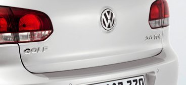 Volkswagen Original VW Ersatzteile Golf 6 Stoßstangen Schutz Ladekantenschutz Leiste, transparent von Volkswagen