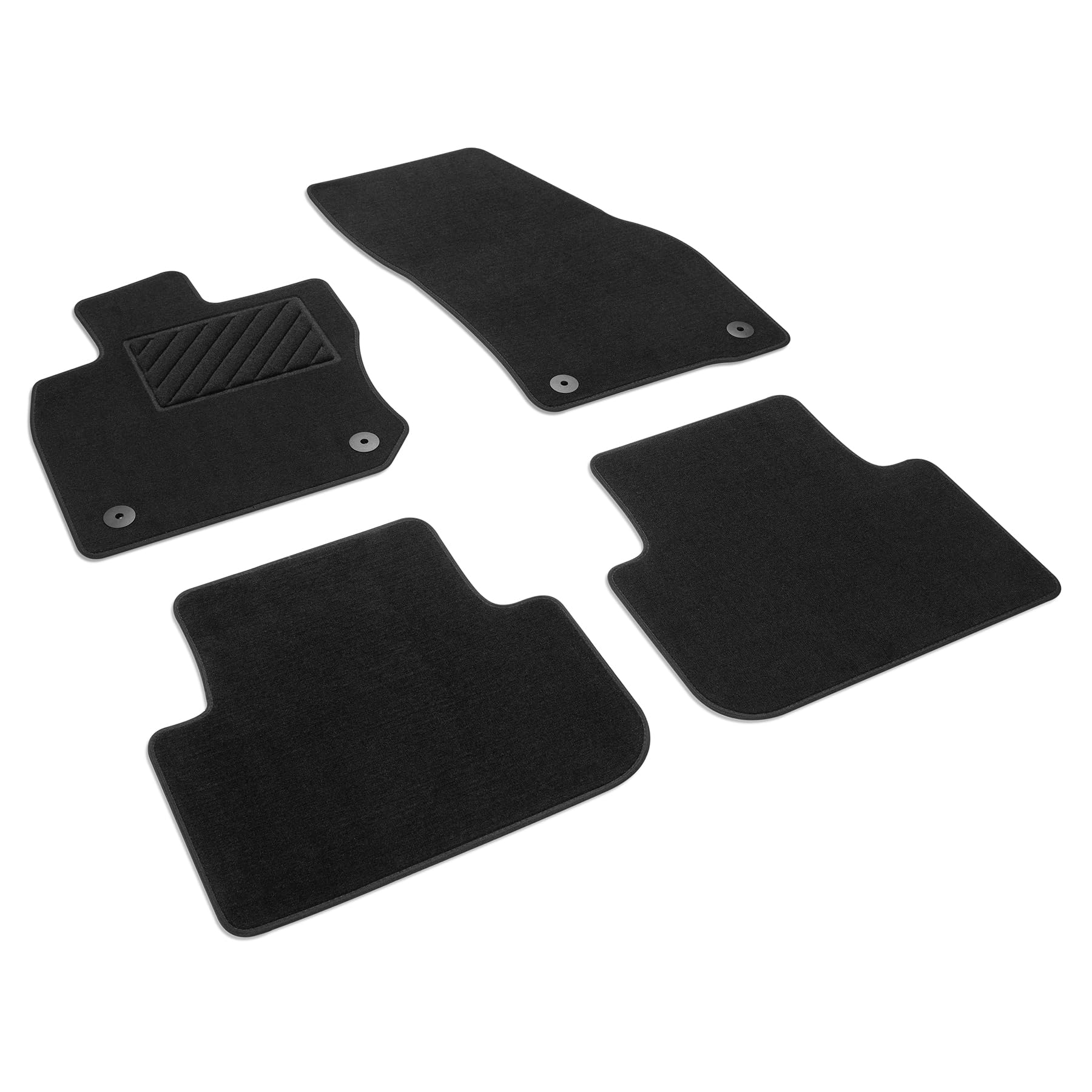 Volkswagen 571061404WGK Fußmatten Textilfußmatten 4X Stoffmatten Plus-Qualität, schwarz Volkswagen 571061404WGK Fußmatten Textilfußmatten 4X Stoffmatten Plus-Qualität, schwarz von Volkswagen