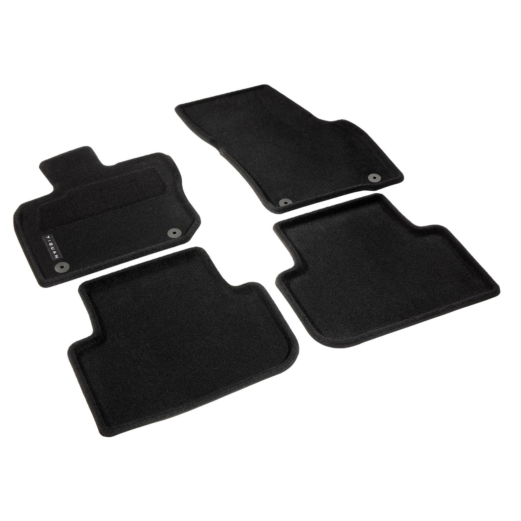 Volkswagen 571061445WGK Fußmatten Optimat Textilfußmatten 4X Stoffmatten, schwarz, mit Tiguan Schriftzug Volkswagen 571061445WGK Fußmatten Optimat Textilfußmatten 4X Stoffmatten, schwarz, mit Tiguan Schriftzug von Volkswagen
