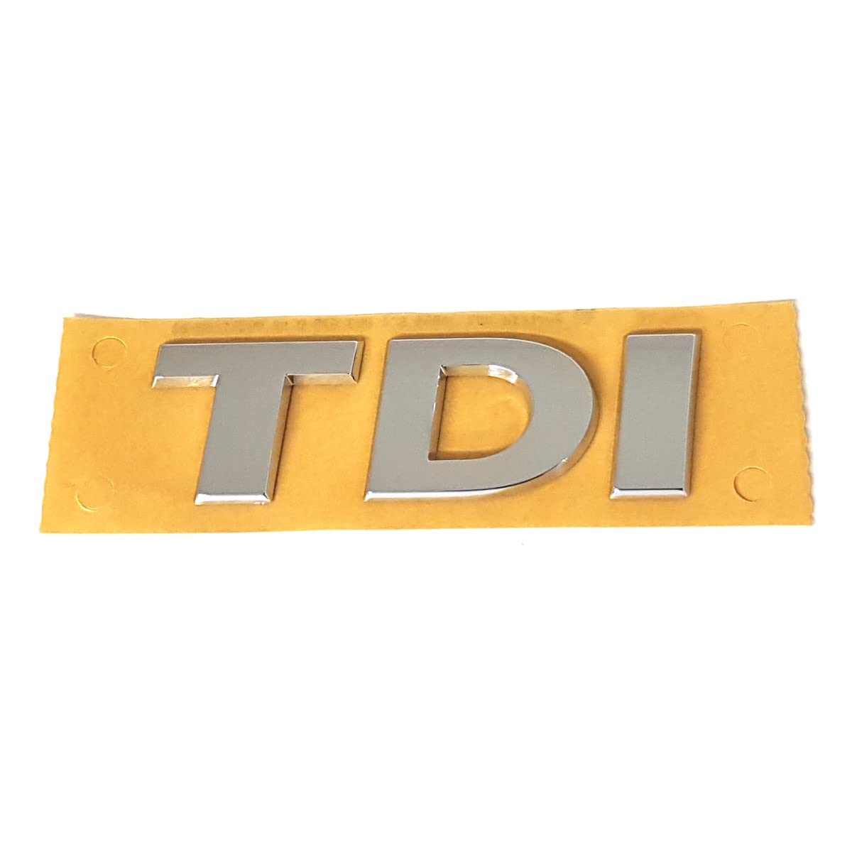Volkswagen 5G0853675D2ZZ Schriftzug TDI Logo Aufkleber Emblem, Chrom/Silber Volkswagen 5G0853675D2ZZ Schriftzug TDI Logo Aufkleber Emblem, Chrom/Silber von Volkswagen