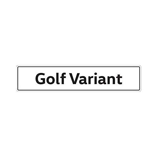 Volkswagen 5G9071801A Kennzeichenschild Nummernschild Kennzeichen Typenschild, mit Golf Variant Schriftzug Volkswagen 5G9071801A Kennzeichenschild Nummernschild Kennzeichen Typenschild, mit Golf Variant Schriftzug von Volkswagen