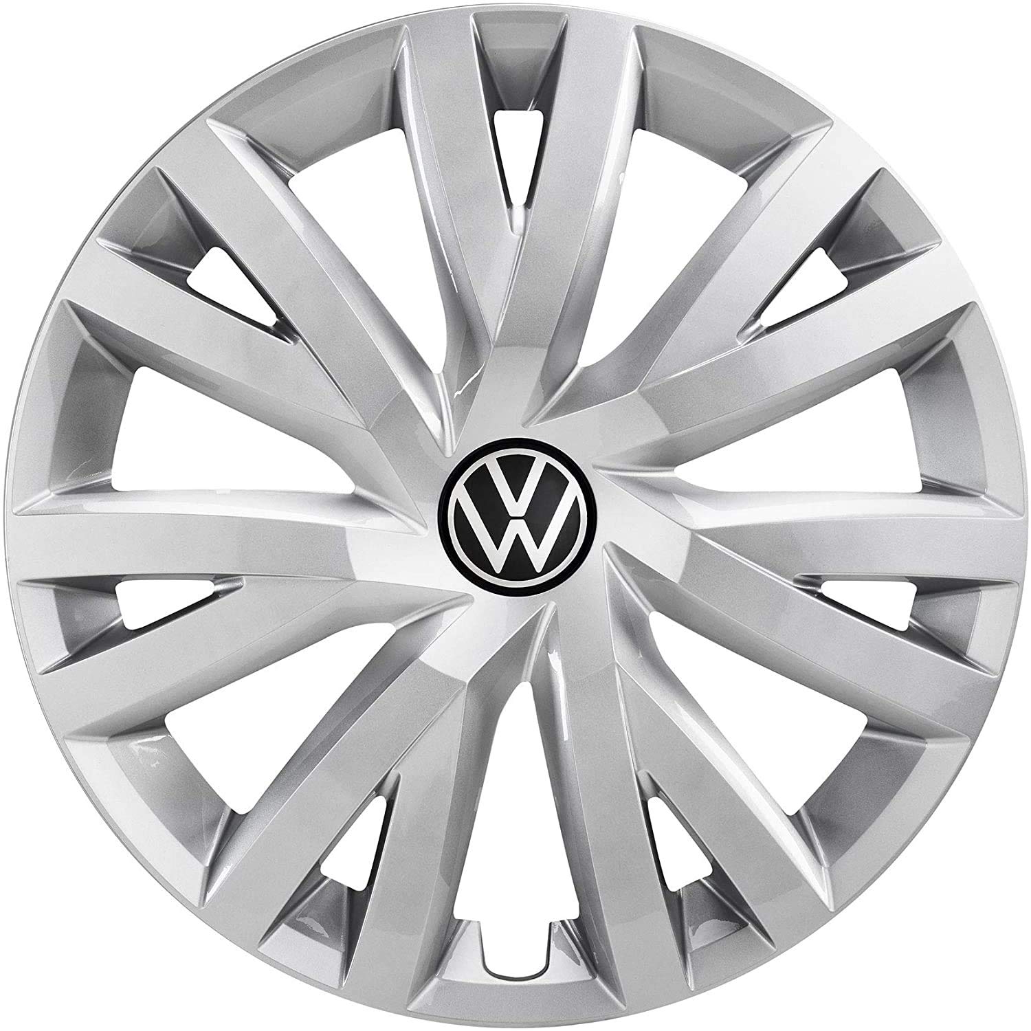 Volkswagen 5H0071456YTI Radzierkappen Radkappen 16 Zoll Stahlfelge Radzierblenden Silber, 4 Stück Volkswagen 5H0071456YTI Radzierkappen Radkappen 16 Zoll Stahlfelge Radzierblenden Silber, 4 Stück von Volkswagen
