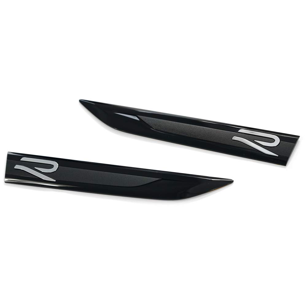 Volkswagen 5H0853688 Plaketten Kotflügel seitlich Emblem Logo schwarz chrom Volkswagen 5H0853688 Plaketten Kotflügel seitlich Emblem Logo schwarz chrom von Volkswagen