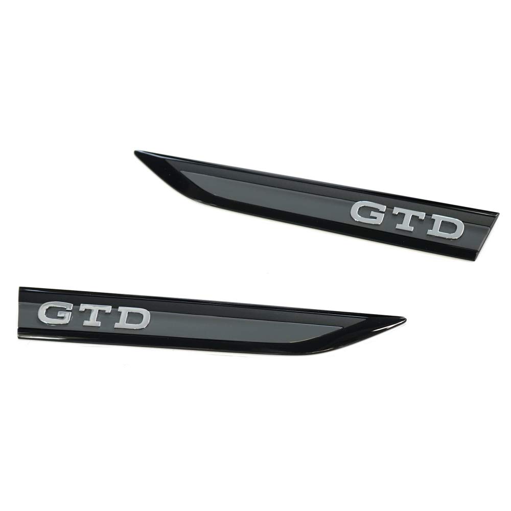 Volkswagen 5H0853688C Plaketten Kotflügel seitlich Emblem Logo, schwarz/grau Volkswagen 5H0853688C Plaketten Kotflügel seitlich Emblem Logo, schwarz/grau von Volkswagen