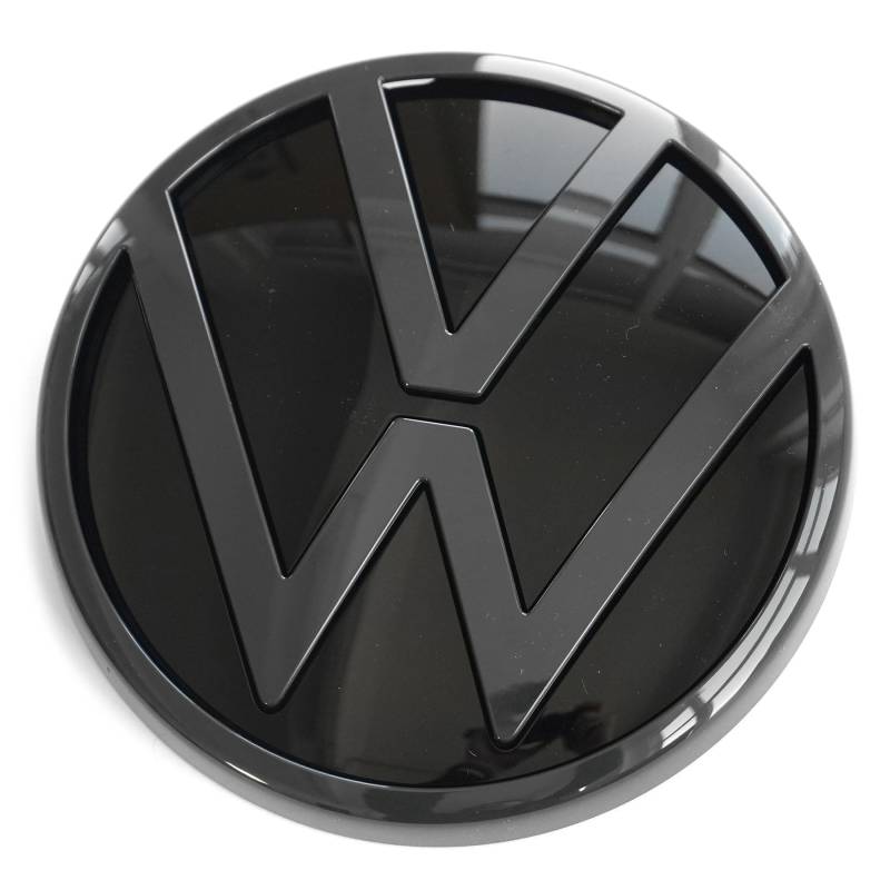 Volkswagen 5H0898633A Emblem Logo Heckklappe Zeichen R Black Edition, schwarz/cyclon von Volkswagen