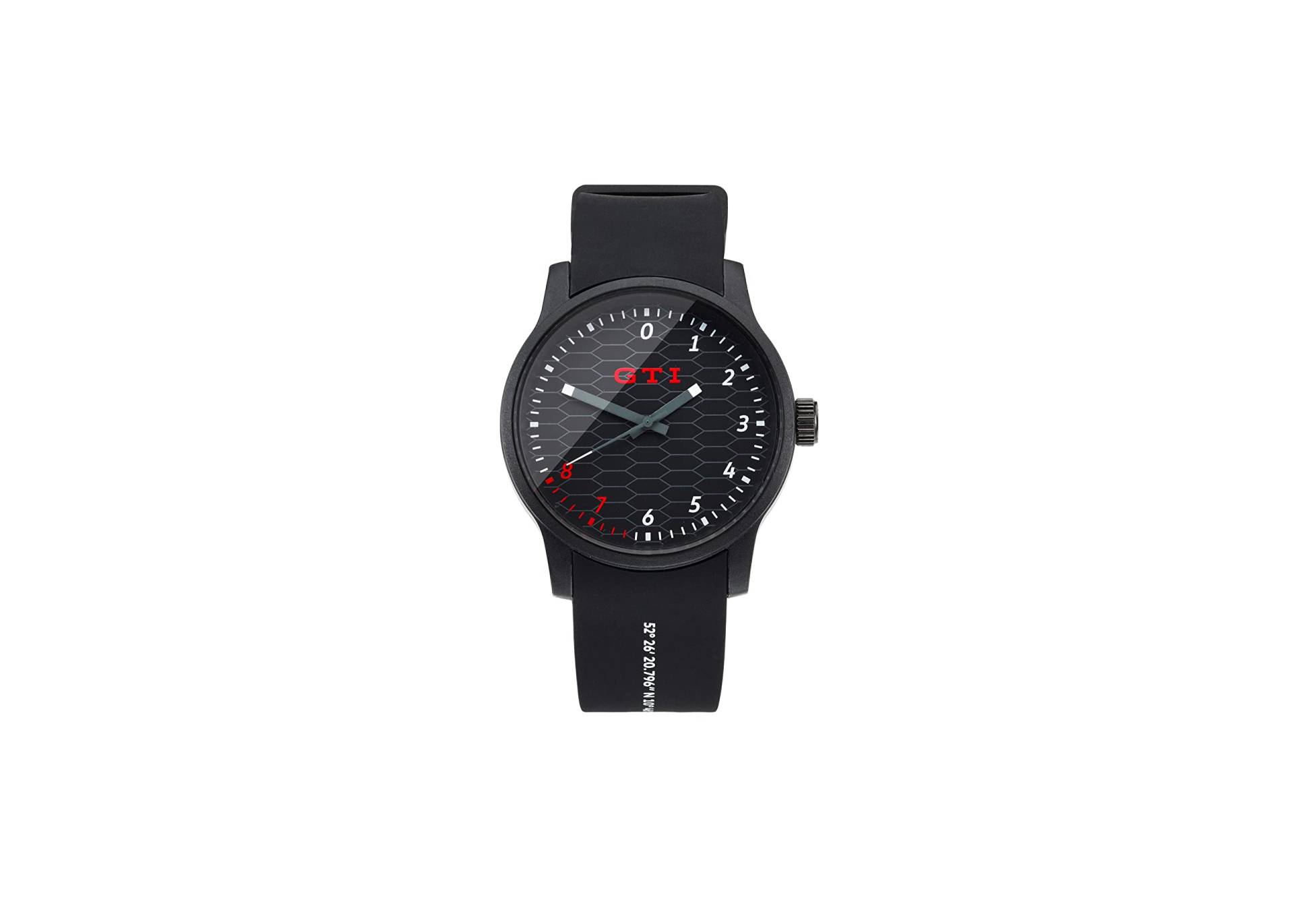 Volkswagen 5HV050830A Armbanduhr GTI Design Uhr, schwarz von Volkswagen