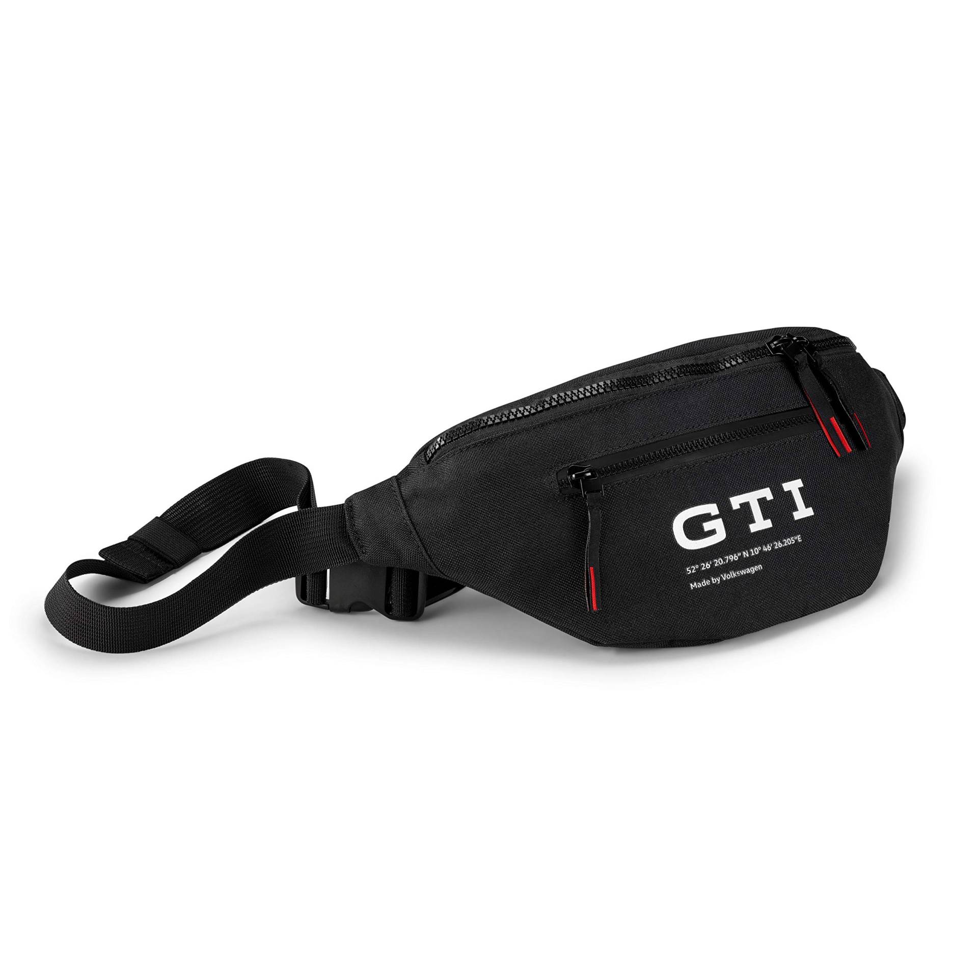 Volkswagen 5HV087314A Gürteltasche, GTI-Kollektion, Schwarz, rot, weiß, M von Volkswagen