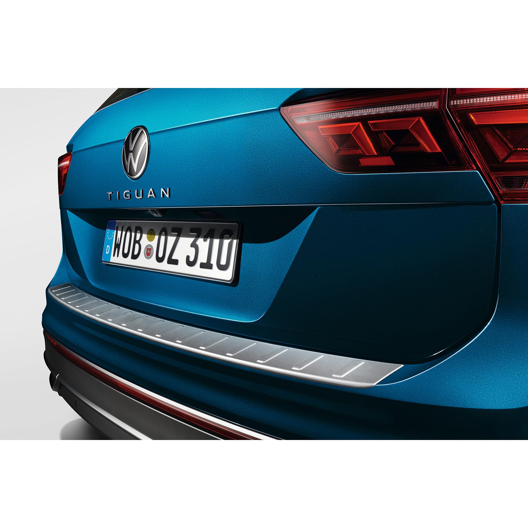 Volkswagen 5NA061195C Ladekantenschutz Edelstahloptik Kofferraum Schutzleiste Zierverkleidung, Silber Volkswagen 5NA061195C Ladekantenschutz Edelstahloptik Kofferraum Schutzleiste Zierverkleidung, Silber von Volkswagen